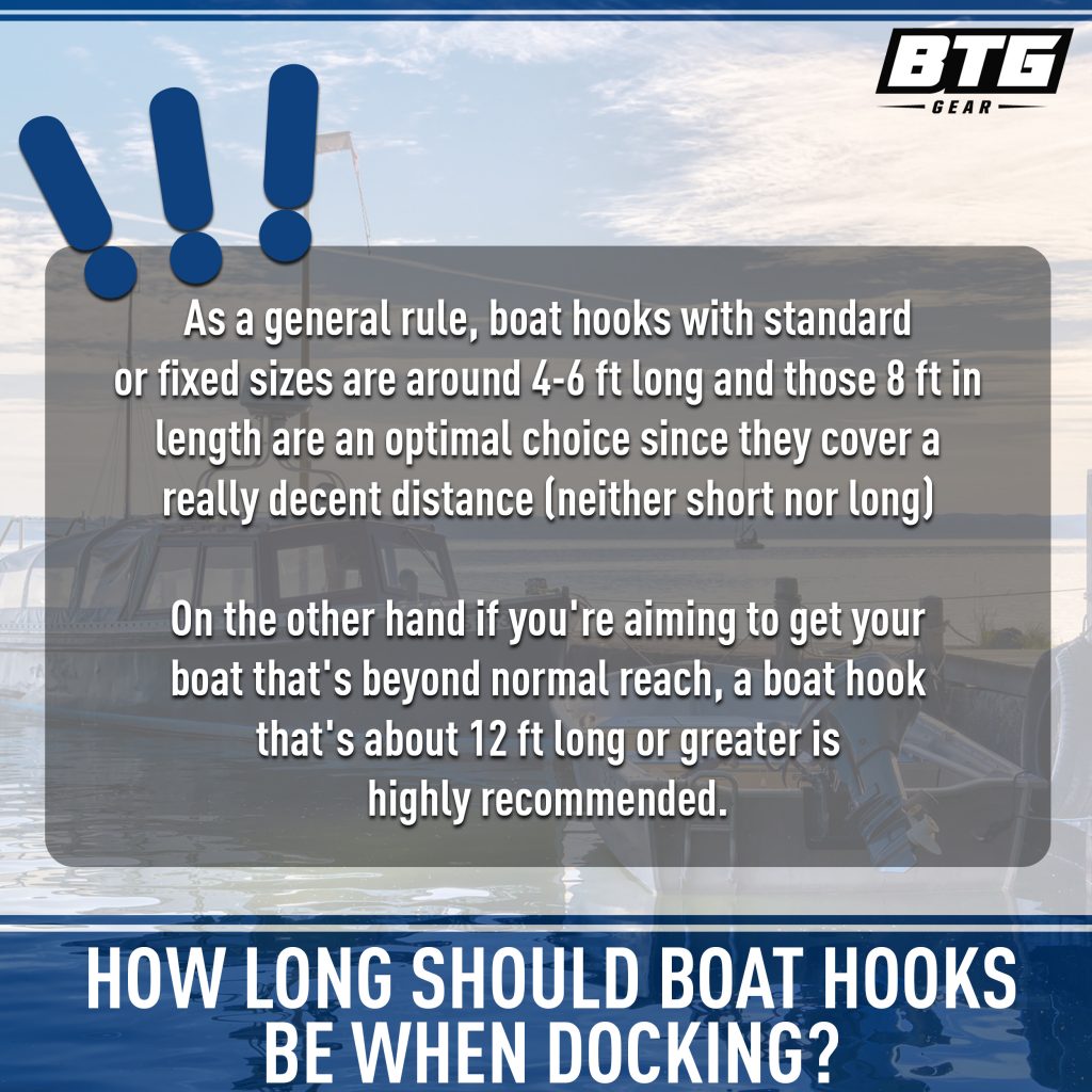 boat hook length