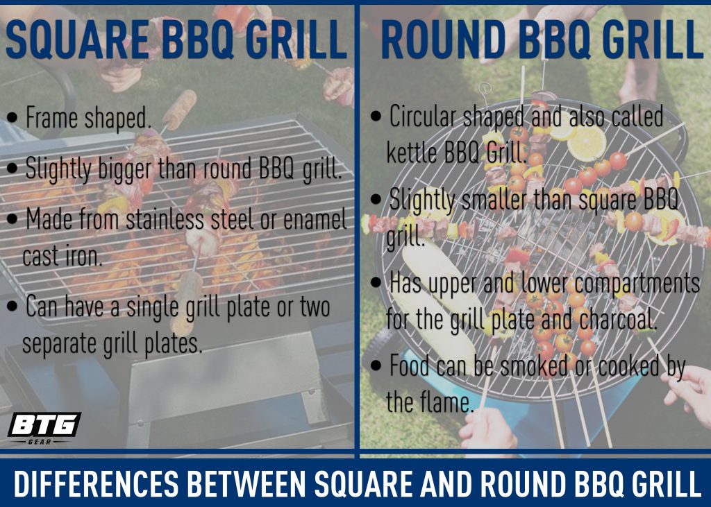 square vs round bbq grill