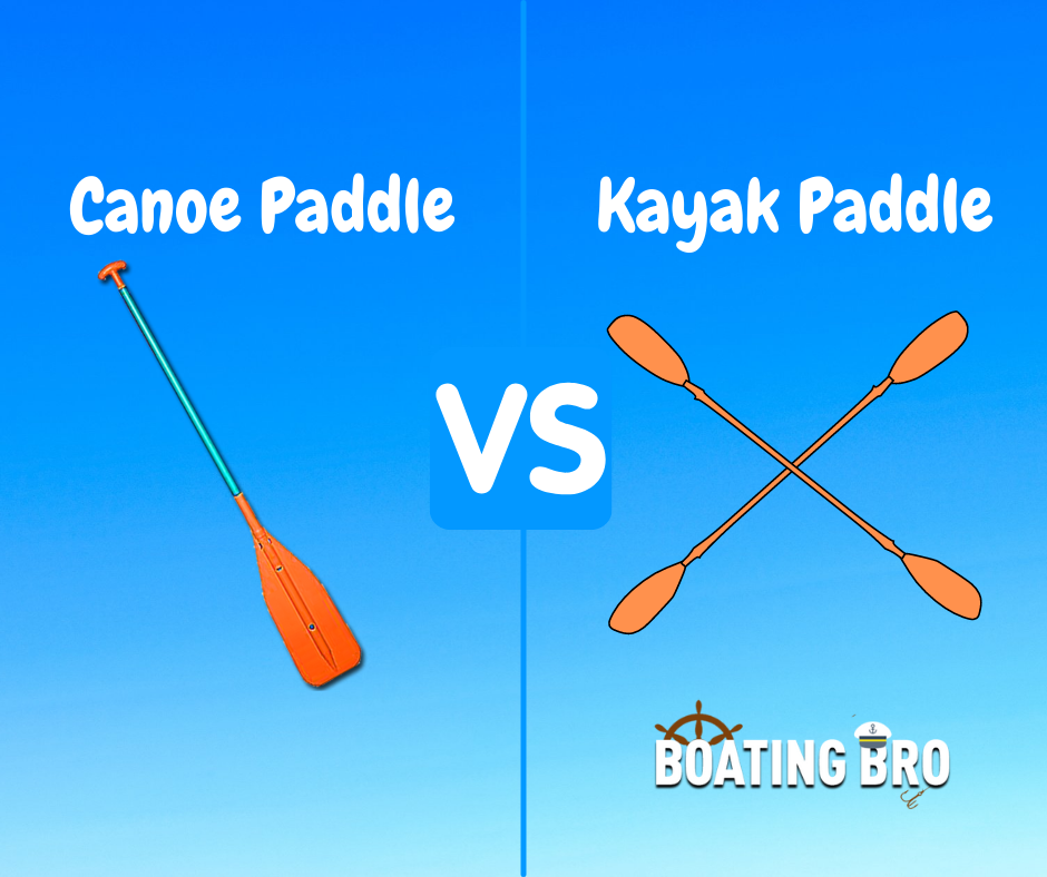 canoe paddle vs kayak paddle