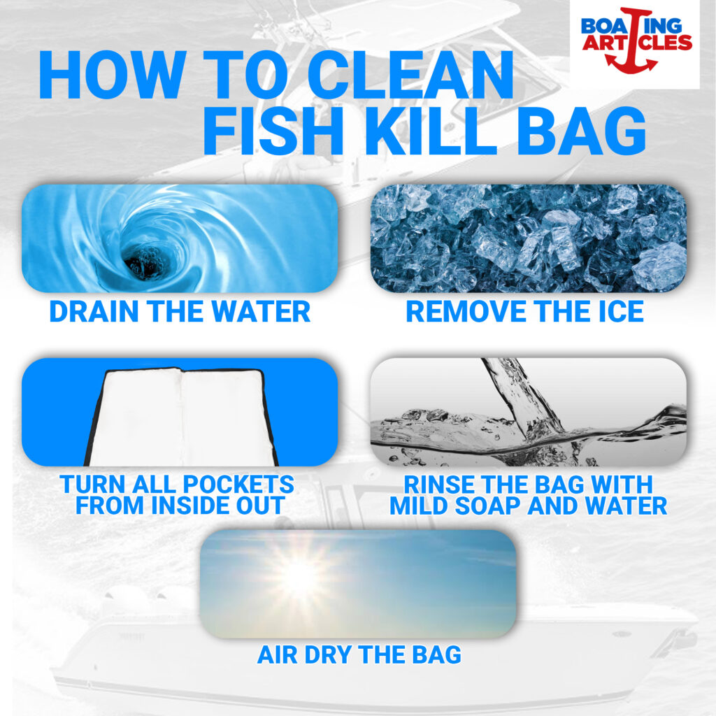 how to clean a fish kill bag