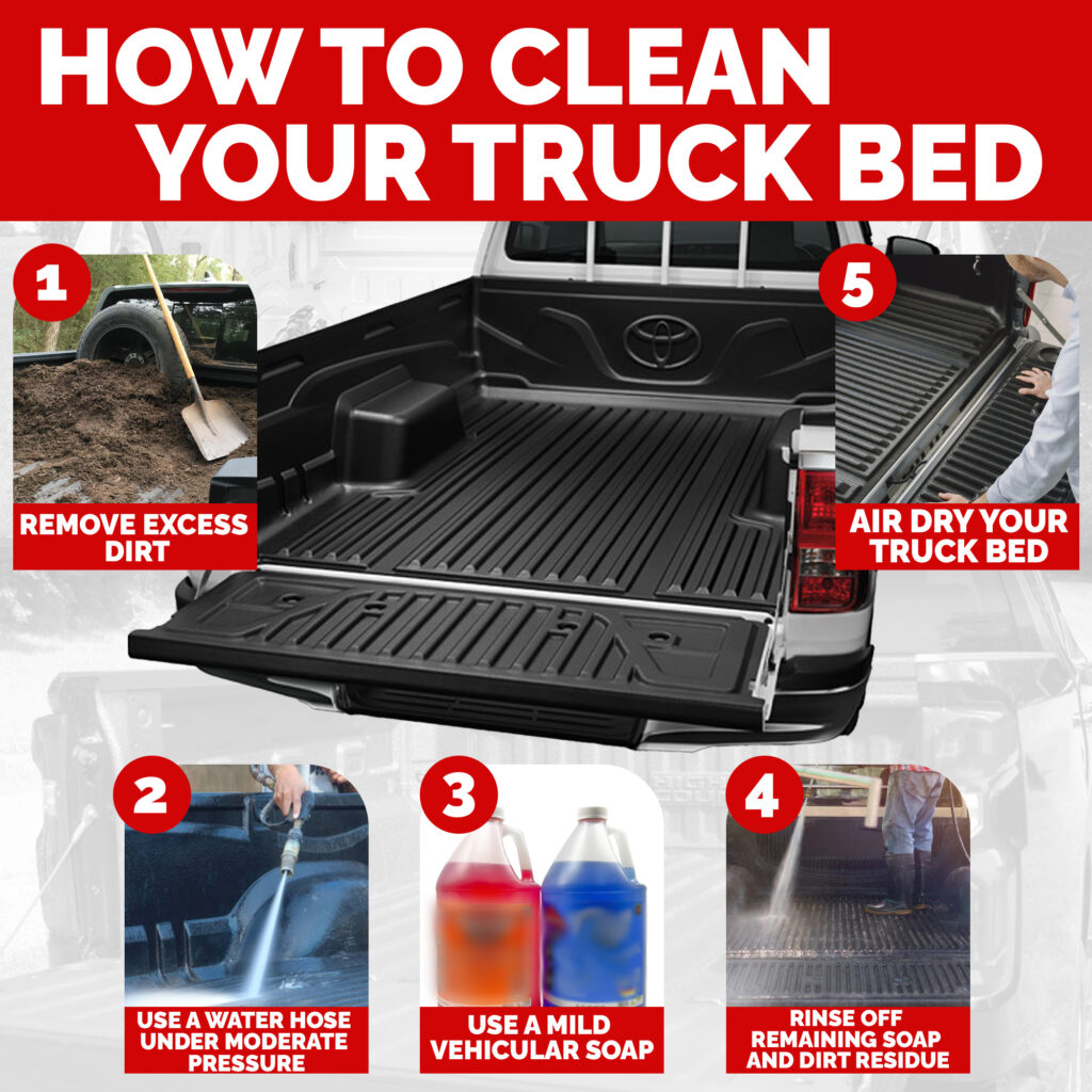 how to clean your truck bed